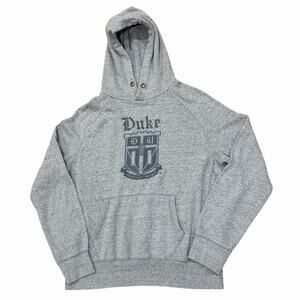 Campus Crew Duke University Crest Embroidered Gray Hoodie Men's Small